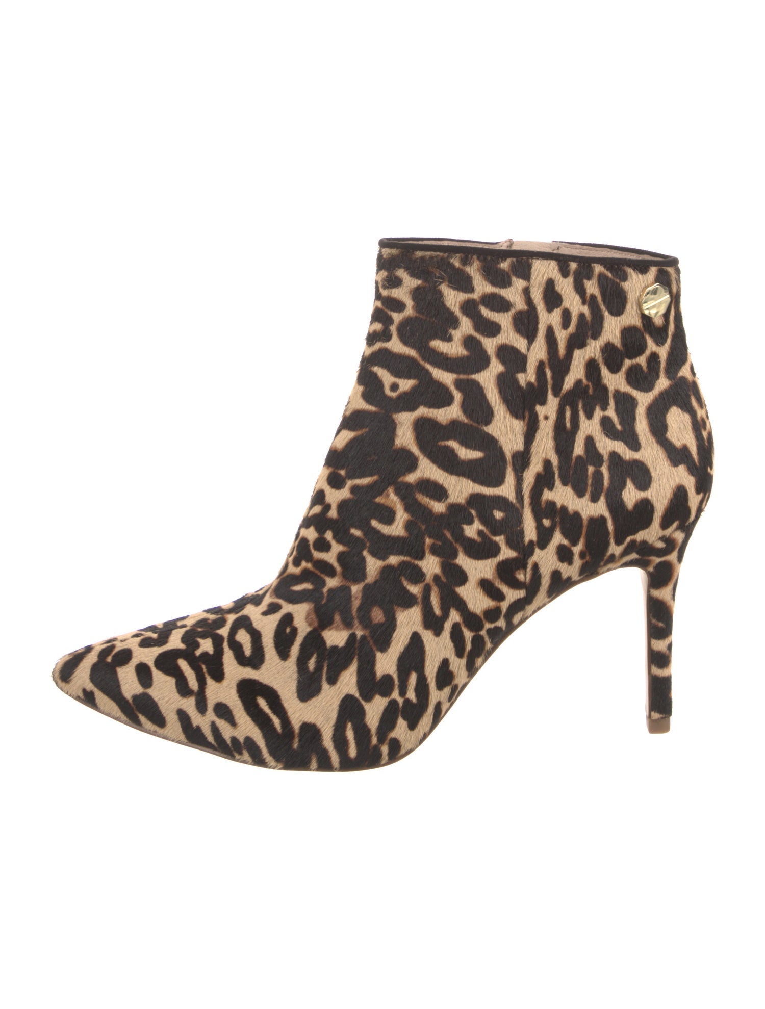 Louise et Cie Calf Hair Animal Print Boots