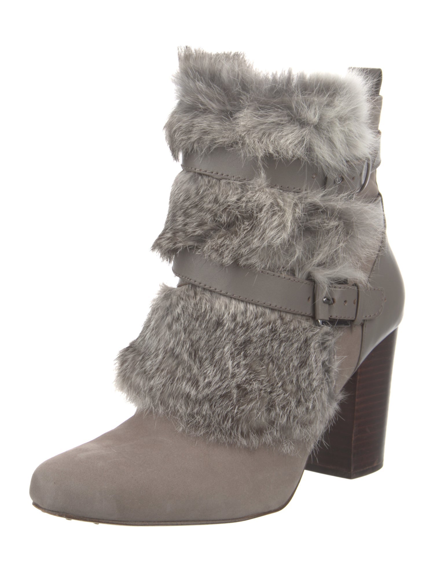 Louise et Cie Suede Fur Trim Boots