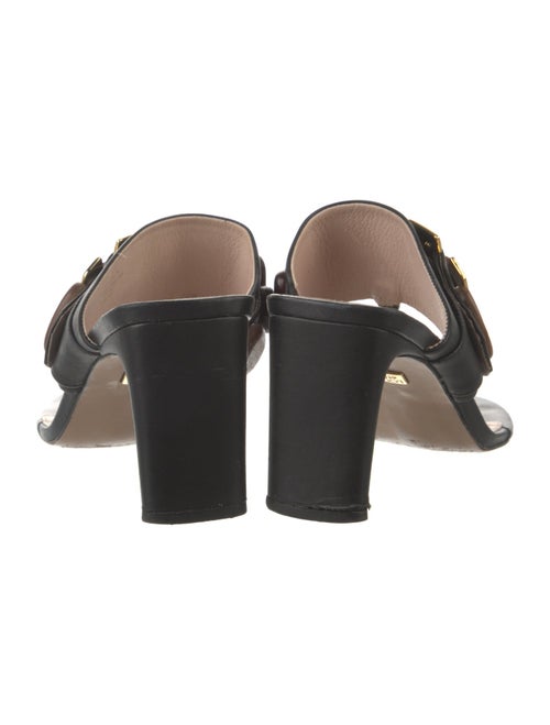 Louise et Cie Leather Beaded Accents Slides