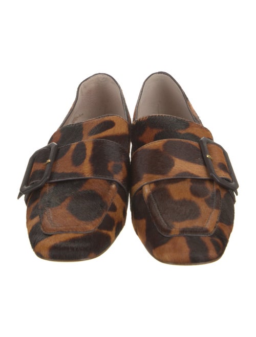Louise et Cie Ponyhair Animal Print Loafers