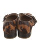 Louise et Cie Ponyhair Animal Print Loafers