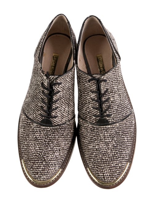 Louise et Cie Calf Hair Printed Oxfords