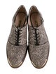 Louise et Cie Calf Hair Printed Oxfords