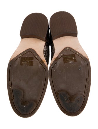 Louise et Cie Calf Hair Printed Oxfords