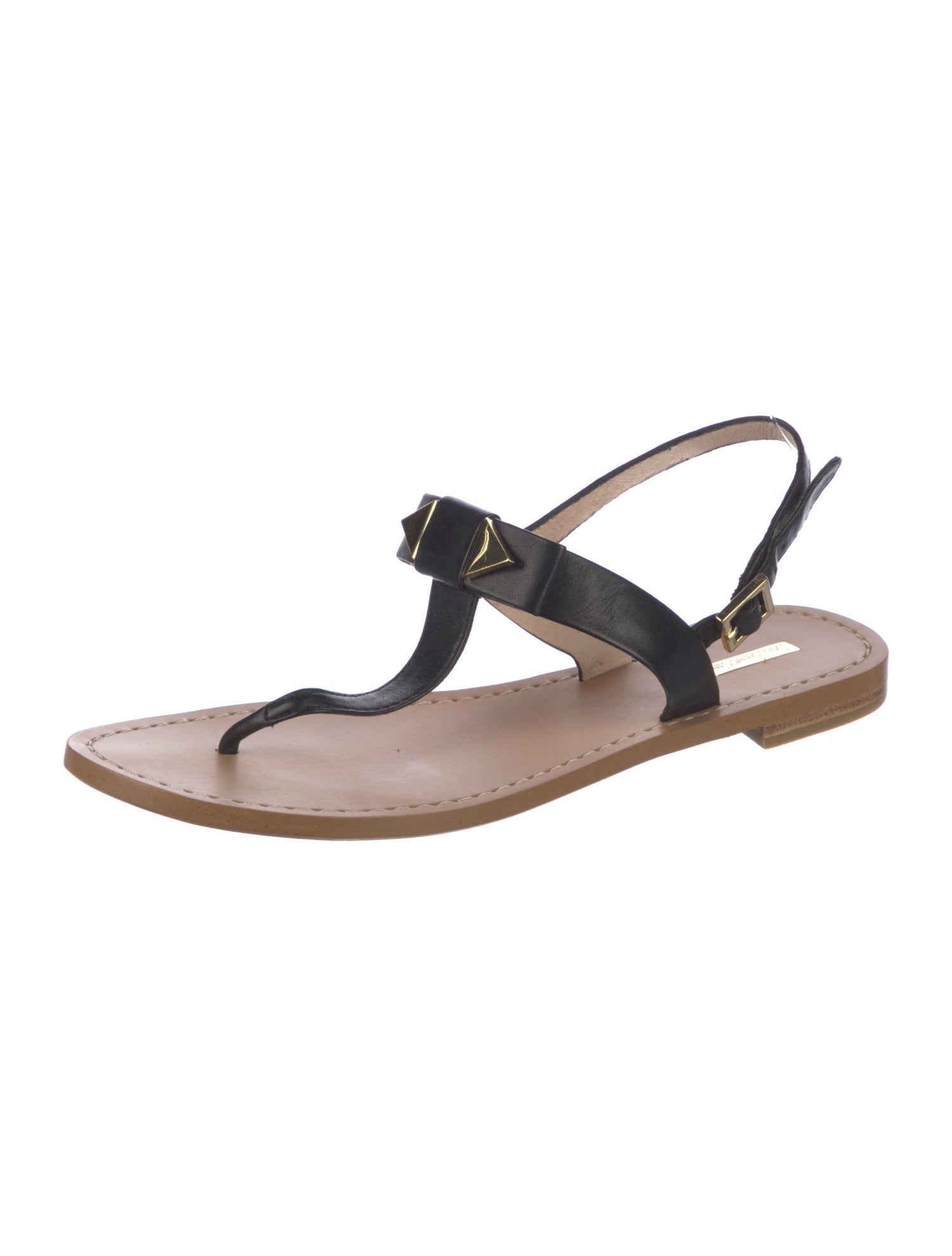 Louise et Cie Leather T-Strap Sandals