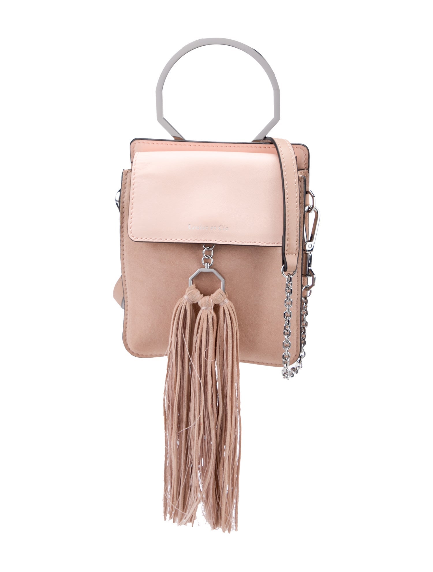 Louise et Cie Suede Top Handle Bag