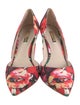 Louise et Cie Flora Print Satin D'Orsay Pumps