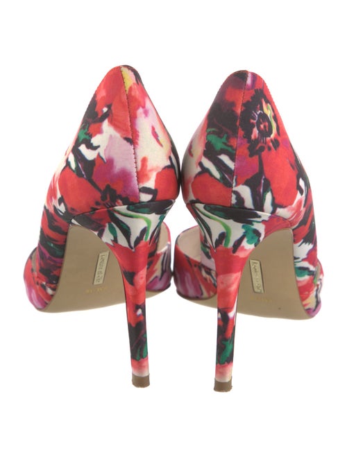 Louise et Cie Flora Print Satin D'Orsay Pumps