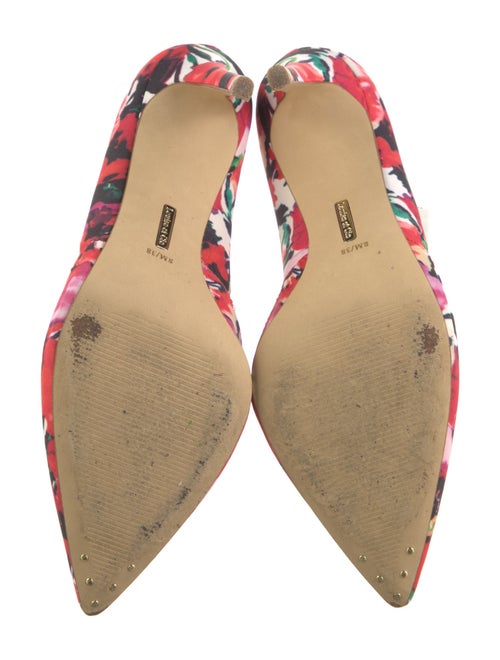 Louise et Cie Flora Print Satin D'Orsay Pumps