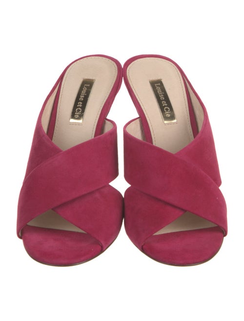 Louise et Cie Suede Slides