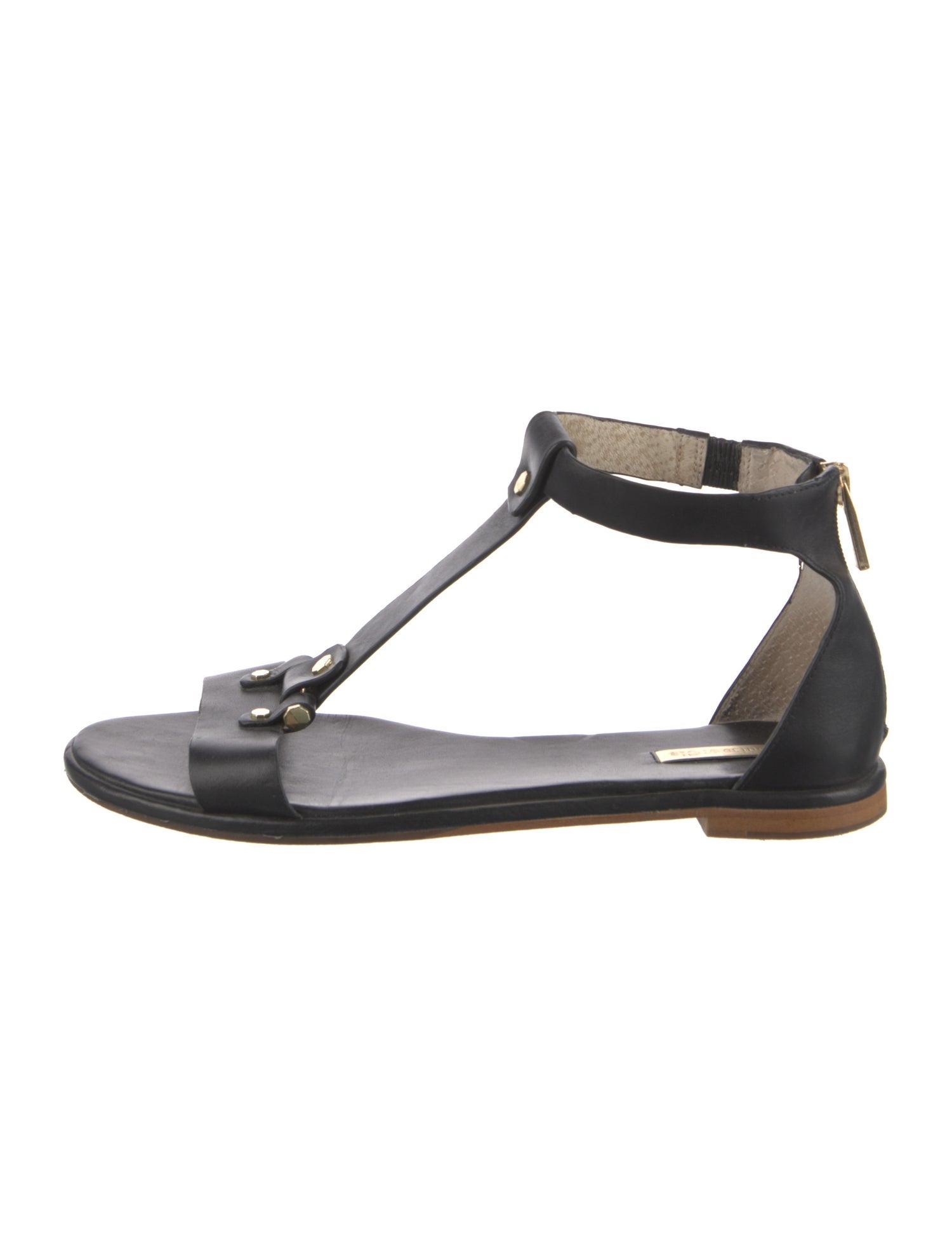 Louise et Cie Leather T-Strap Sandals