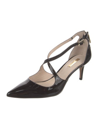 Louise et Cie Patent Leather T-Strap Pumps
