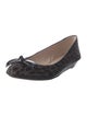 Louise et Cie Ponyhair Animal Print Ballet Flats