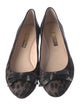 Louise et Cie Ponyhair Animal Print Ballet Flats