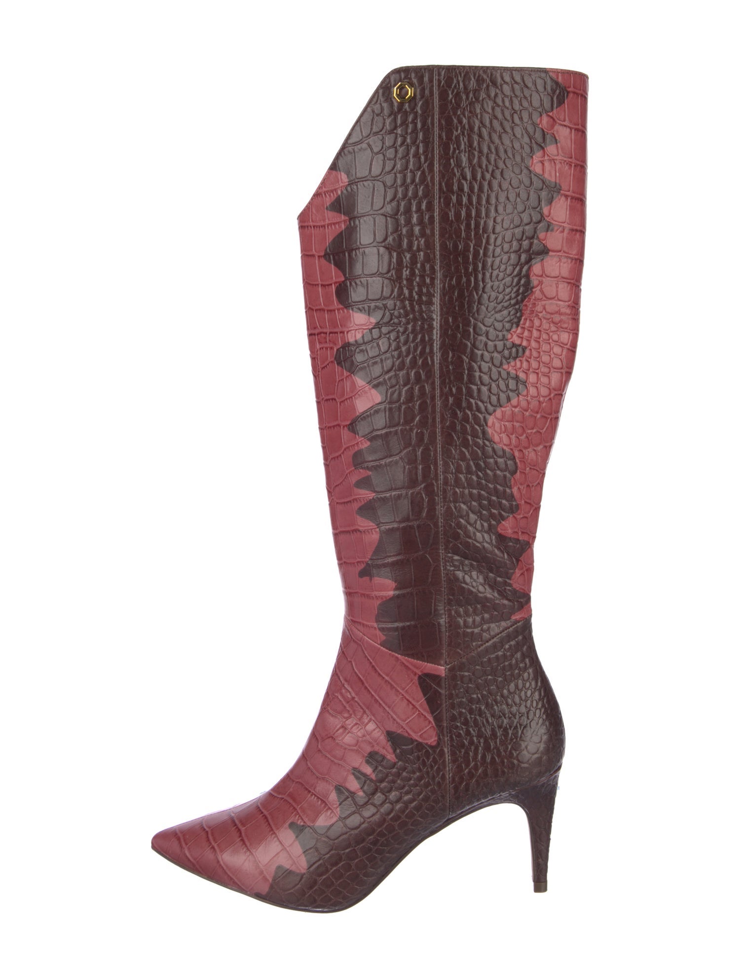 Louise et Cie Leather Animal Print Boots
