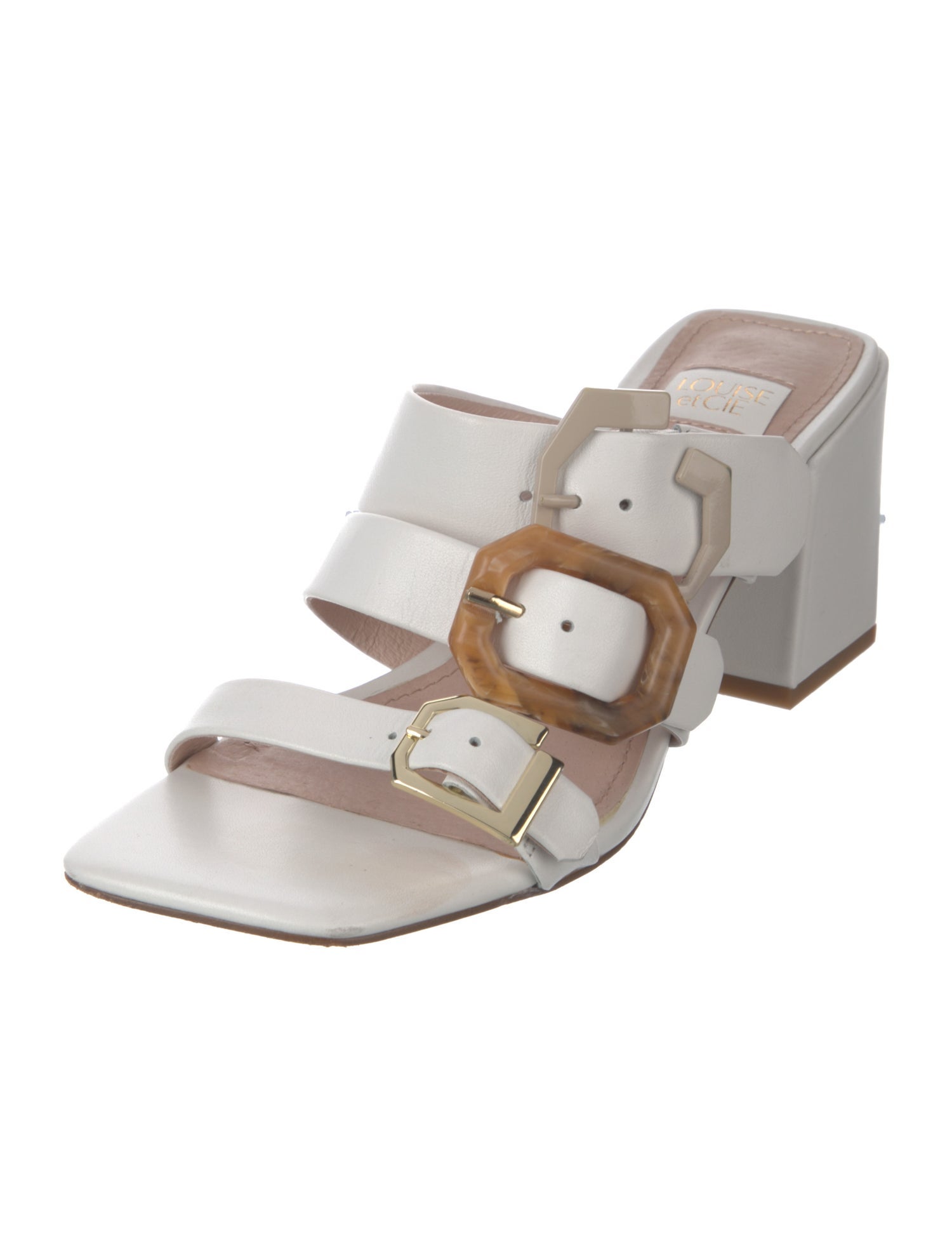 Louise et Cie Leather Slides