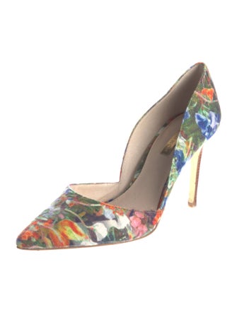 Louise et Cie Flora Print D'Orsay Pumps
