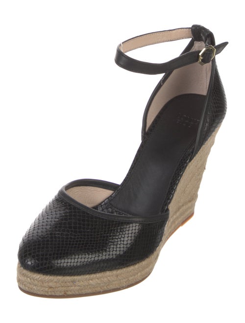 Louise et Cie Embossed Leather D'Orsay Pumps