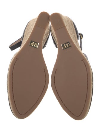 Louise et Cie Embossed Leather D'Orsay Pumps