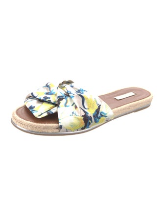 Louise et Cie Satin Printed Mules