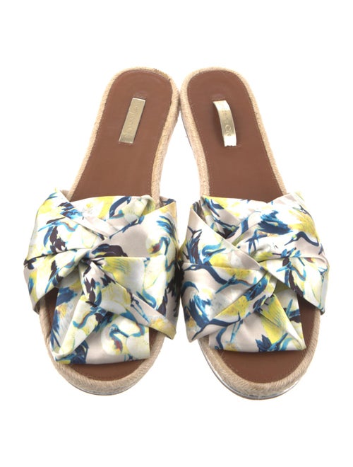 Louise et Cie Satin Printed Mules