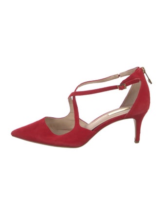 Louise et Cie Suede T-Strap Pumps