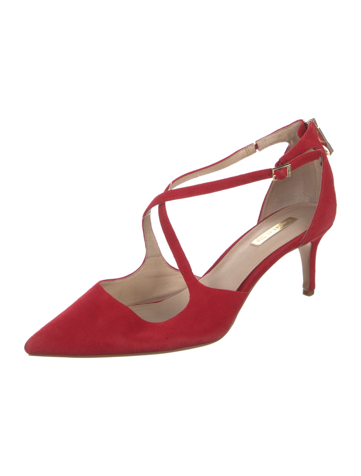 Louise et Cie Suede T-Strap Pumps