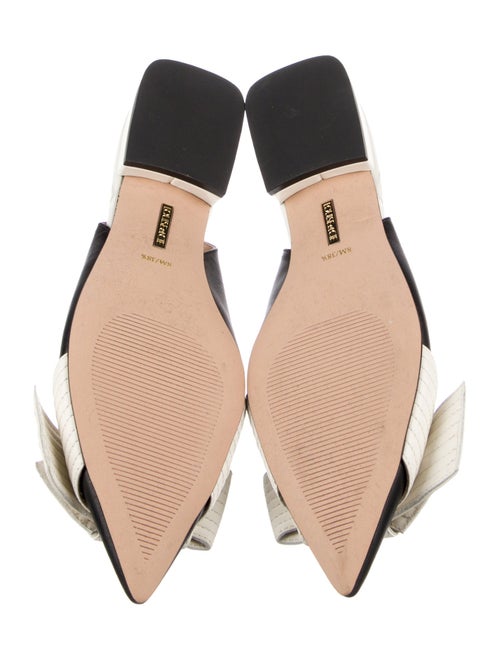 Louise et Cie Leather Colorblock Pattern Slingback Flats