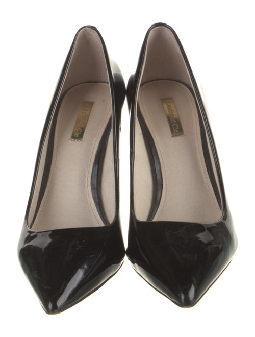 Louise et Cie Patent Leather Leather Trim Embellishment Pumps