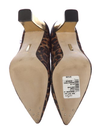 Louise et Cie Ponyhair Animal Print Pumps
