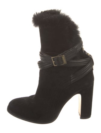Louise et Cie Suede Fur Trim Boots