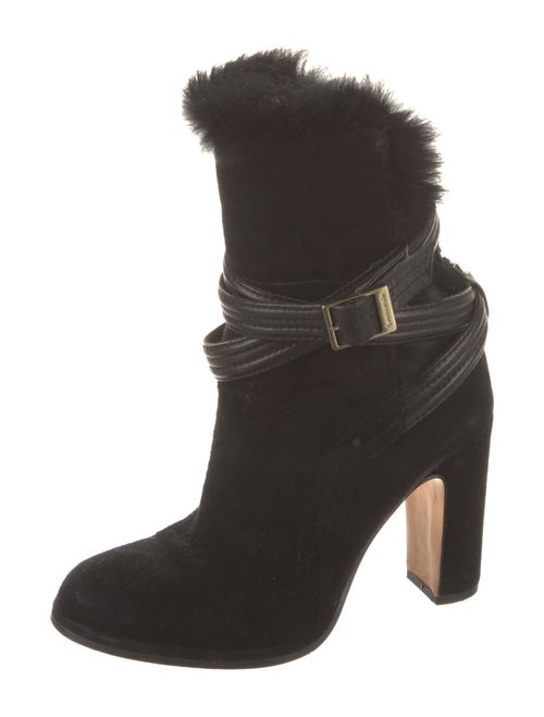 Louise et Cie Suede Fur Trim Boots