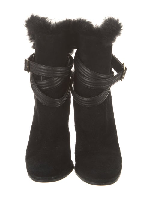 Louise et Cie Suede Fur Trim Boots