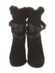 Louise et Cie Suede Fur Trim Boots