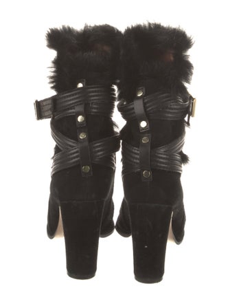 Louise et Cie Suede Fur Trim Boots