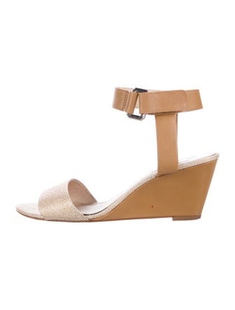 Louise et Cie Leather Colorblock Pattern Sandals