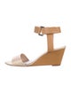 Louise et Cie Leather Colorblock Pattern Sandals