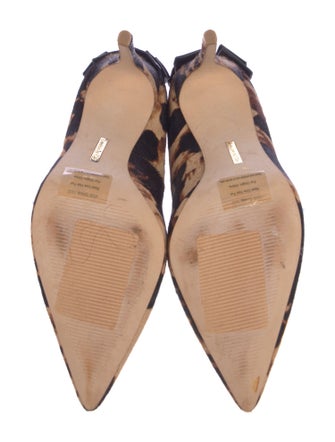Louise et Cie Ponyhair Animal Print Pumps