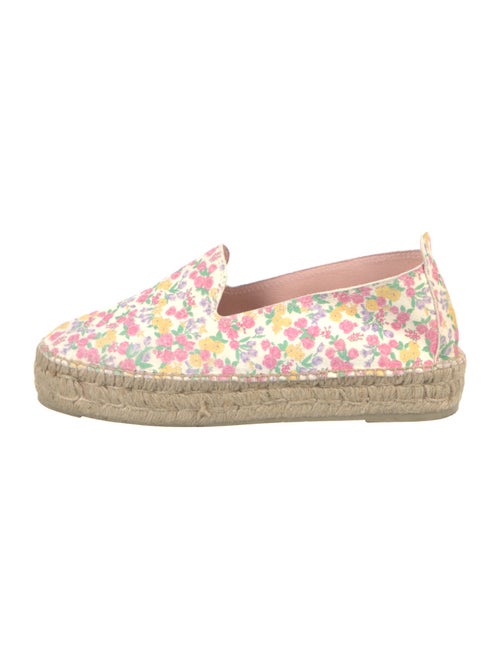 LoveShackFancy x Manebi Nordic Suede Floral Print Espadrilles