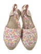 LoveShackFancy x Manebi Nordic Suede Floral Print Espadrilles