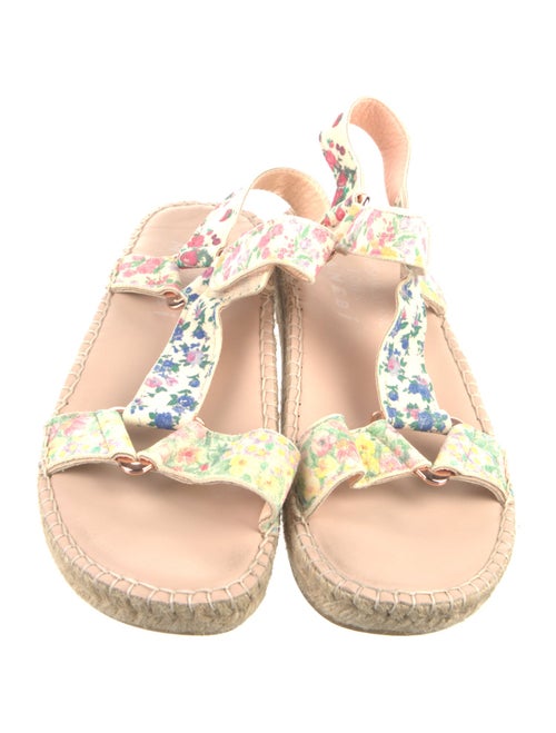 LoveShackFancy x Manebi Nordic Suede Floral Print Espadrilles