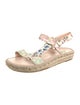 LoveShackFancy x Manebi Nordic Suede Floral Print Espadrilles