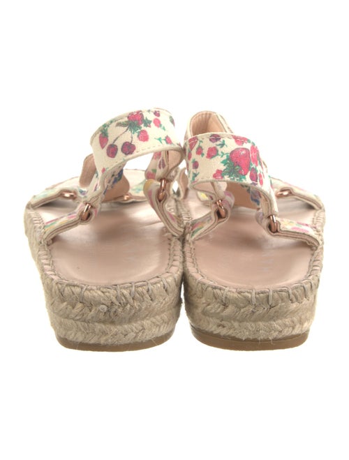 LoveShackFancy x Manebi Nordic Suede Floral Print Espadrilles