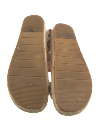 LoveShackFancy x Manebi Nordic Suede Floral Print Espadrilles