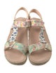 LoveShackFancy x Manebi Nordic Suede Floral Print Espadrilles