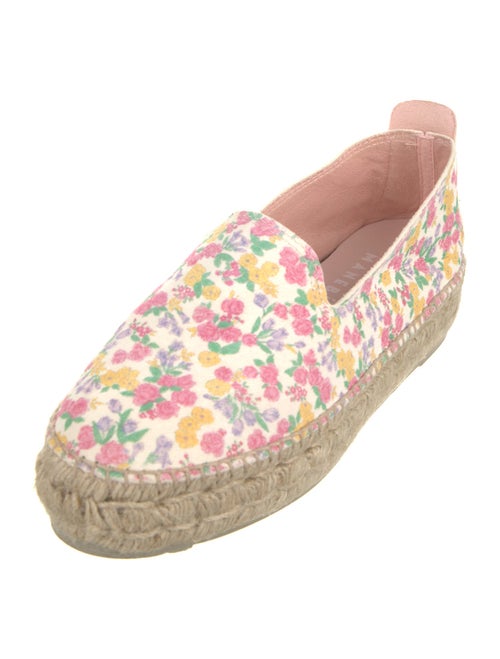 LoveShackFancy x Manebi Nordic Suede Floral Print Espadrilles