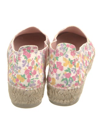LoveShackFancy x Manebi Nordic Suede Floral Print Espadrilles