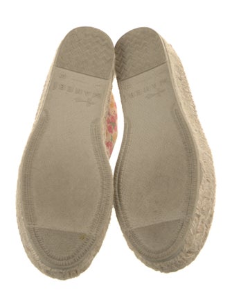 LoveShackFancy x Manebi Nordic Suede Floral Print Espadrilles