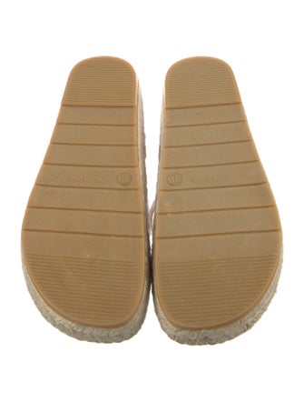 LoveShackFancy x Manebi Nordic Suede Floral Print Espadrilles