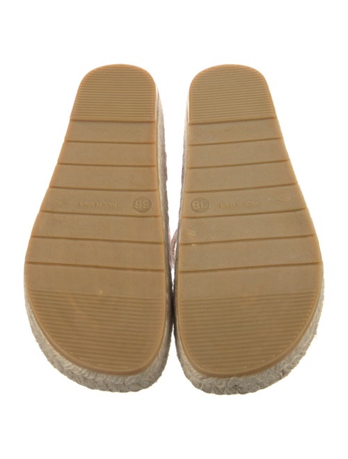 LoveShackFancy x Manebi Nordic Suede Floral Print Espadrilles